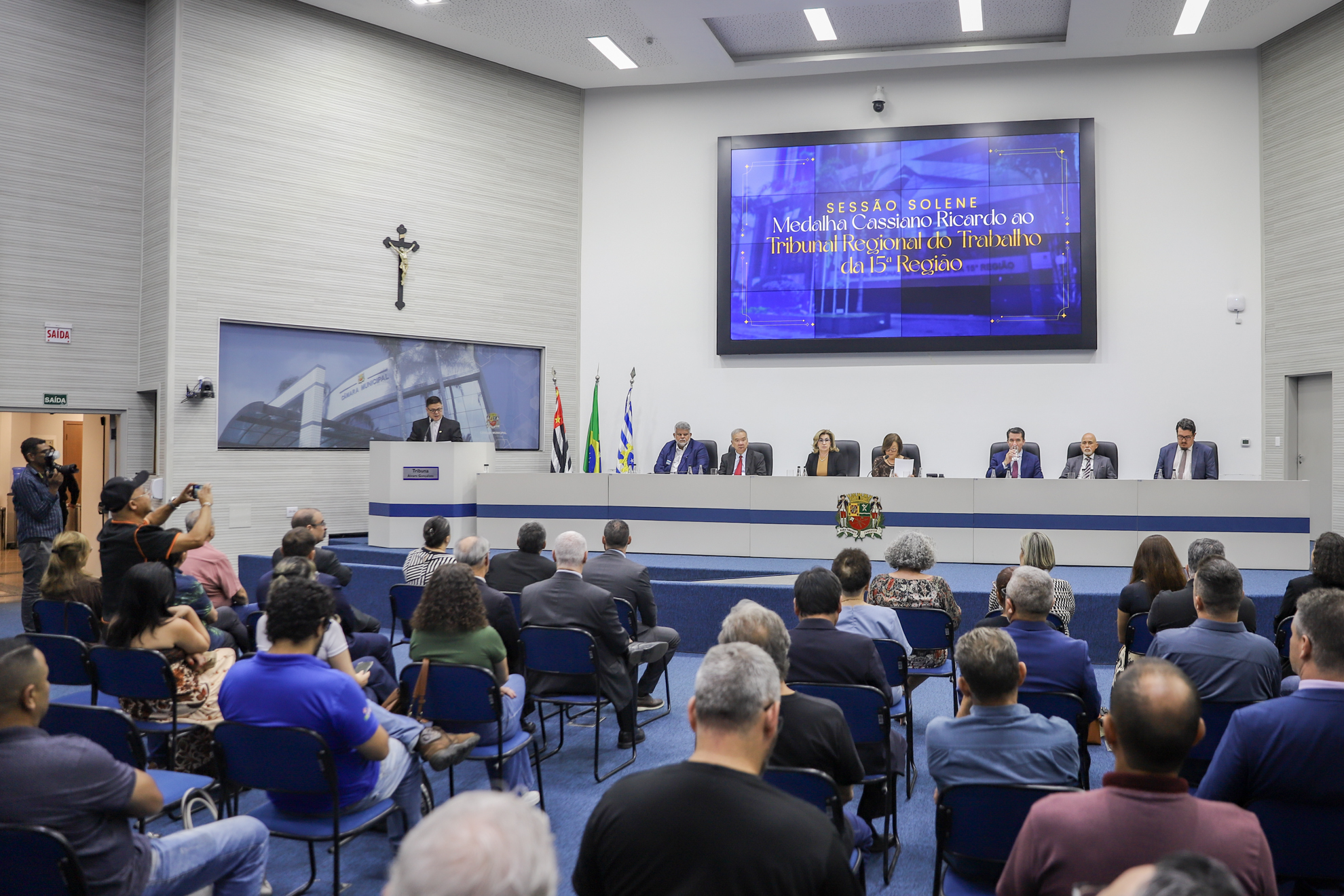 Câmara de São José dos Campos concede Medalha Cassiano Ricardo ao TRT-15 | Justiça do Trabalho – TRT da 15ª Região